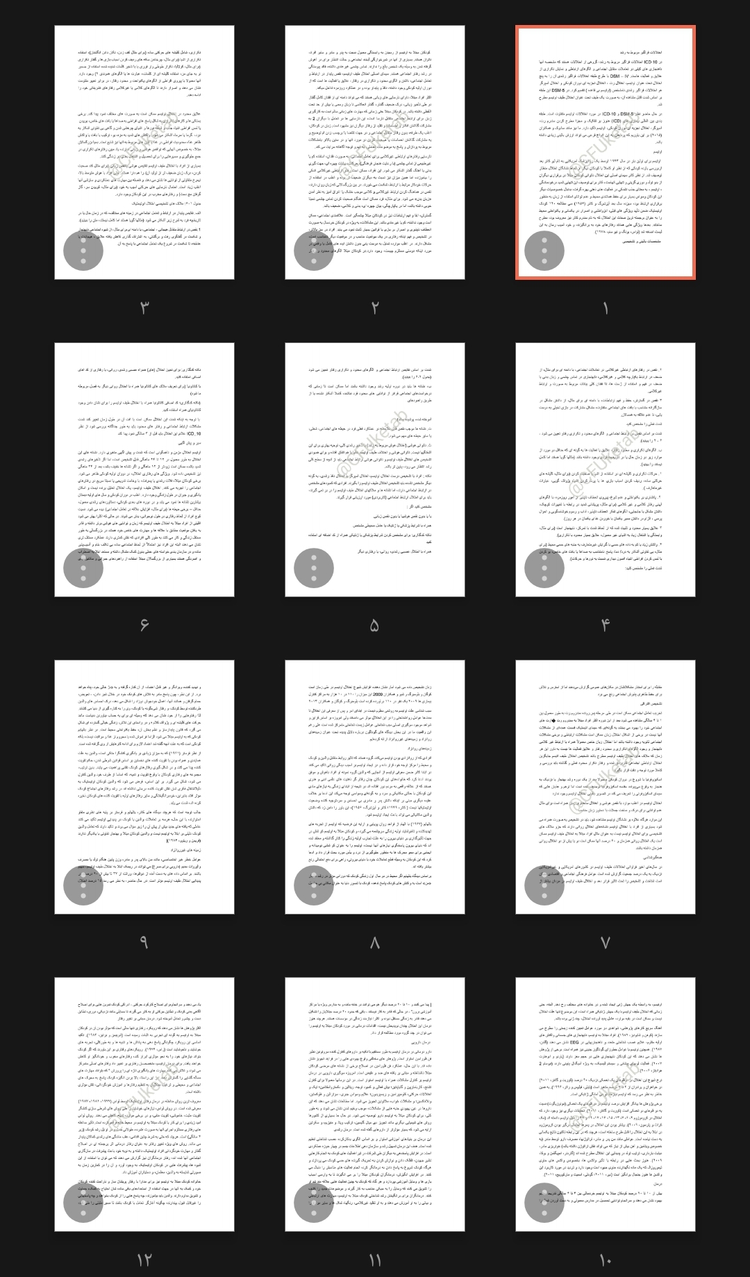 خلاصه آسیب شناسی روانی کودک و نوجوان  دکتر فرح لطفی کاشانی