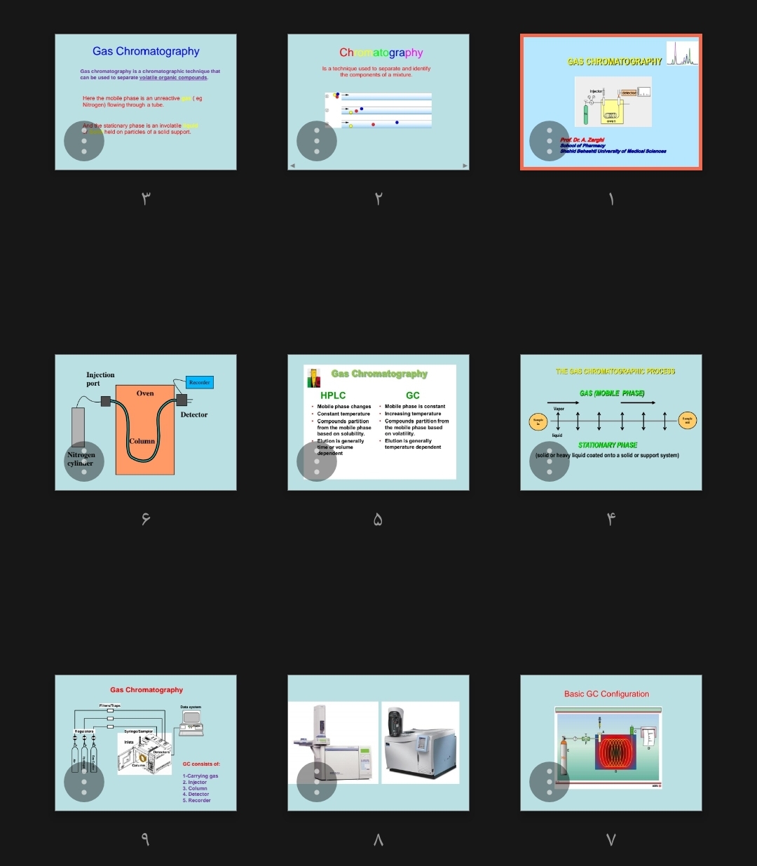 جزوه کروماتوگرافی گاز