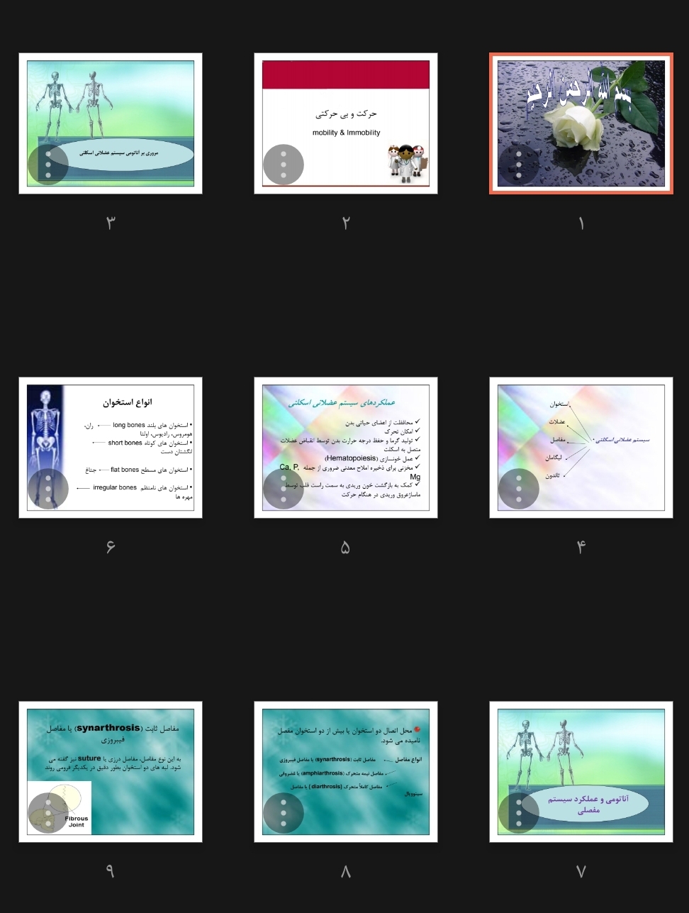 جزوه آناتومی سیستم عضلانی اسکلتی