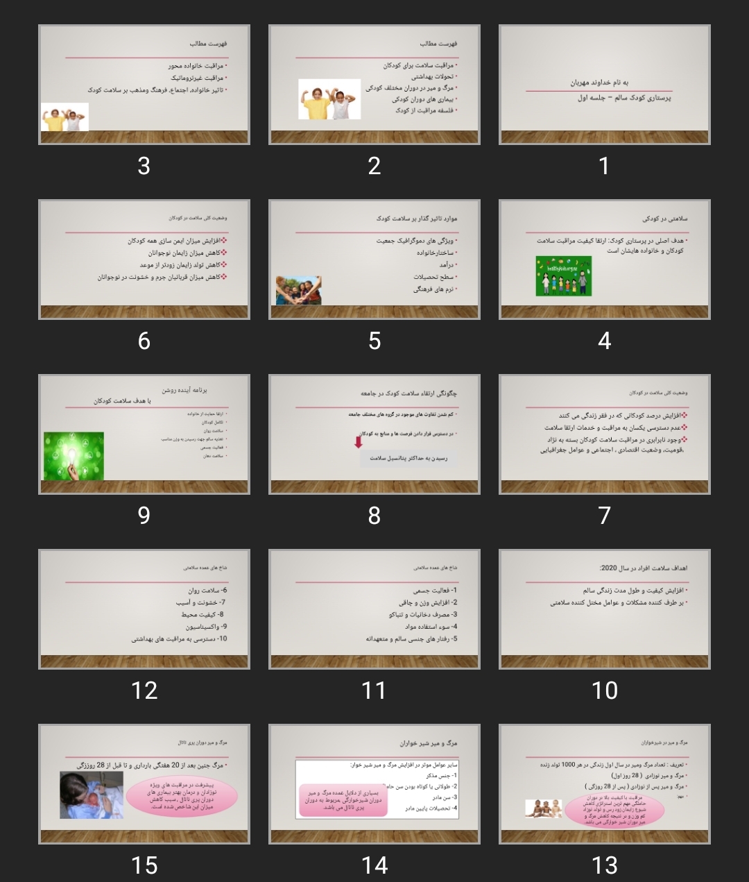 پاورپوینت پرستاری از کودک در خانواده