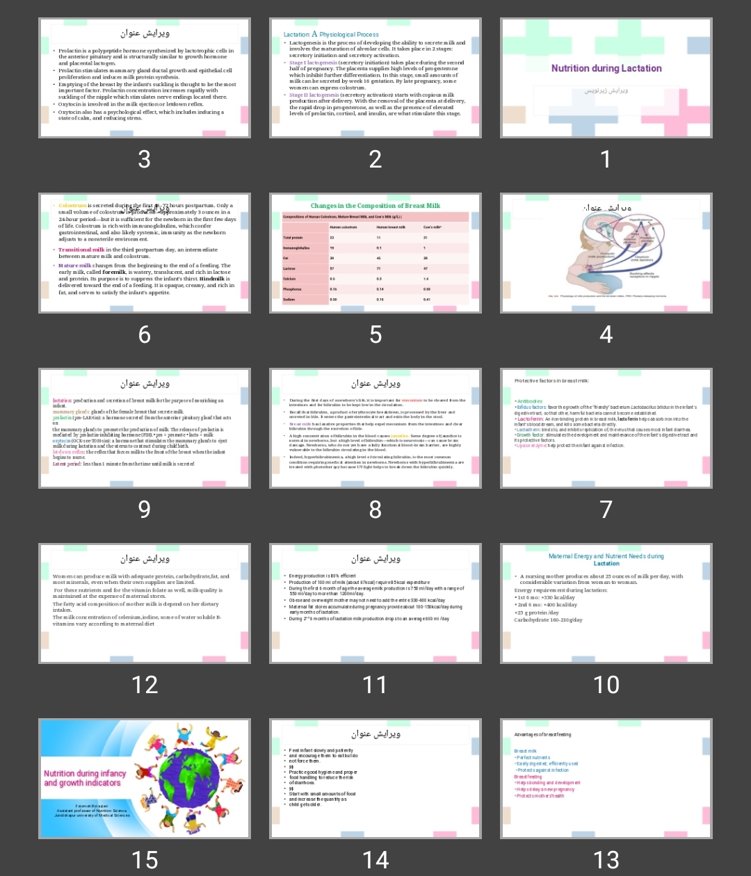 پاورپوینت Nutrition during Lactation