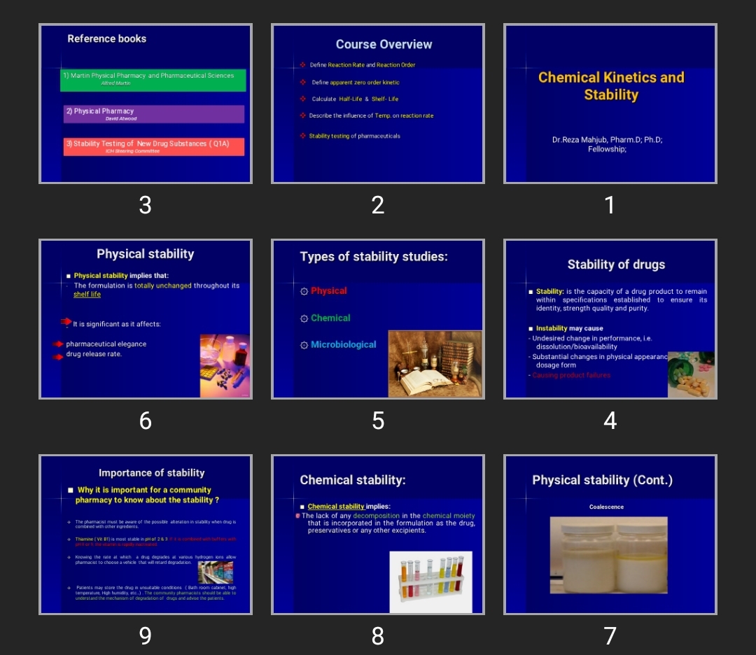 پاورپوینت Chemical Kinetics and Stability