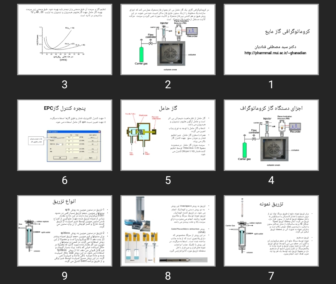 پاورپوینت کروماتوگرافی گاز مایع