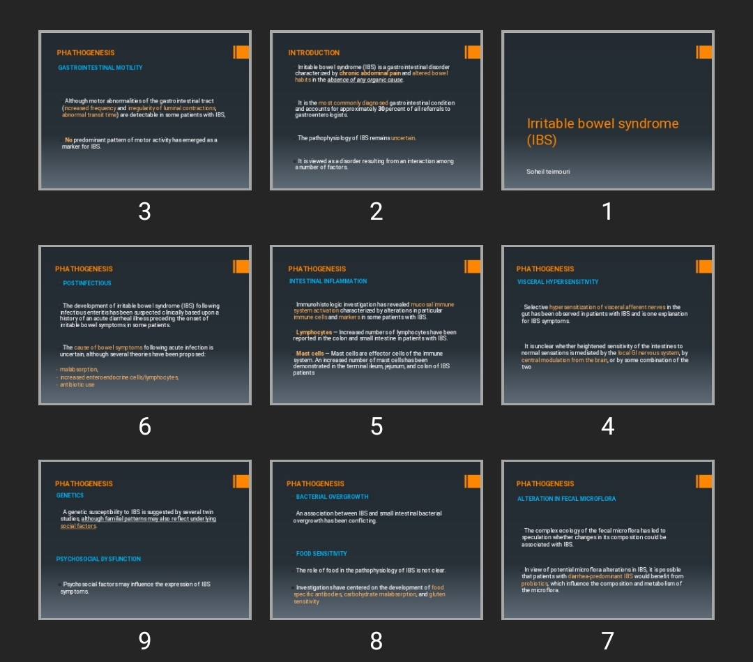 پاورپوینت Irritable bowel syndrome (IBS)