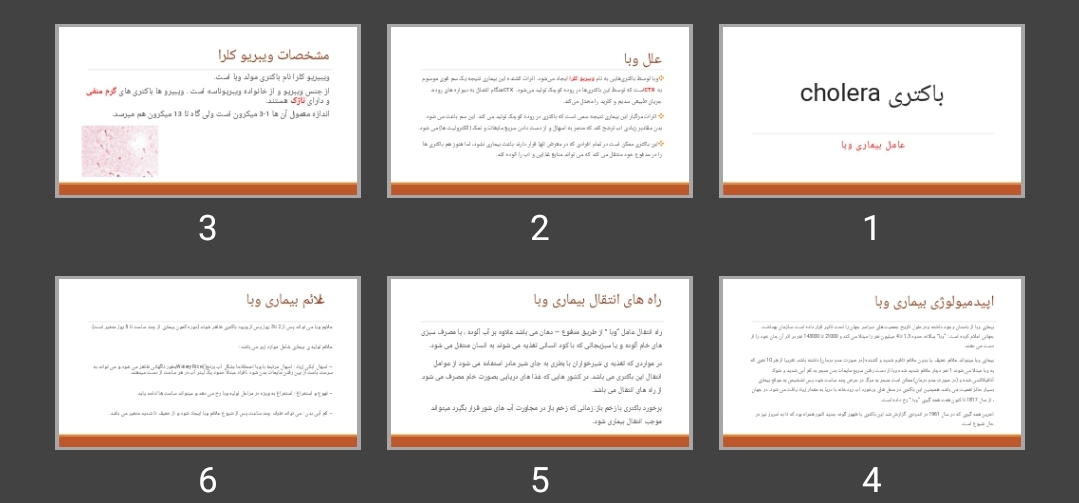 پاورپوینت باکتری cholera