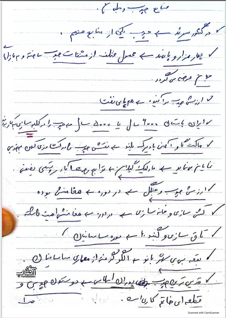 خلاصه دست نویس صنایع چوب و مبلمان