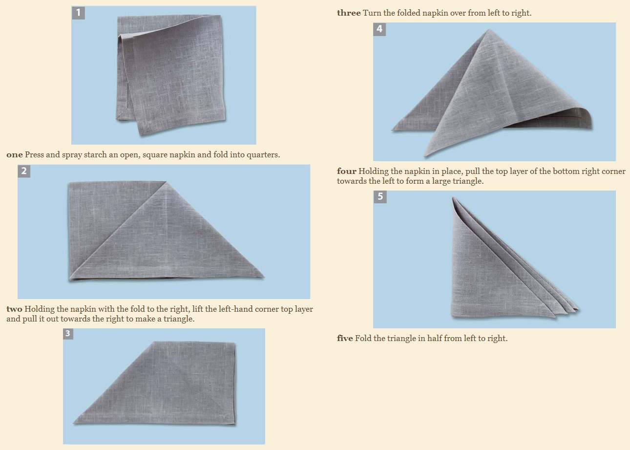 دانلود کتاب هنر تاکردن دستمال سفره