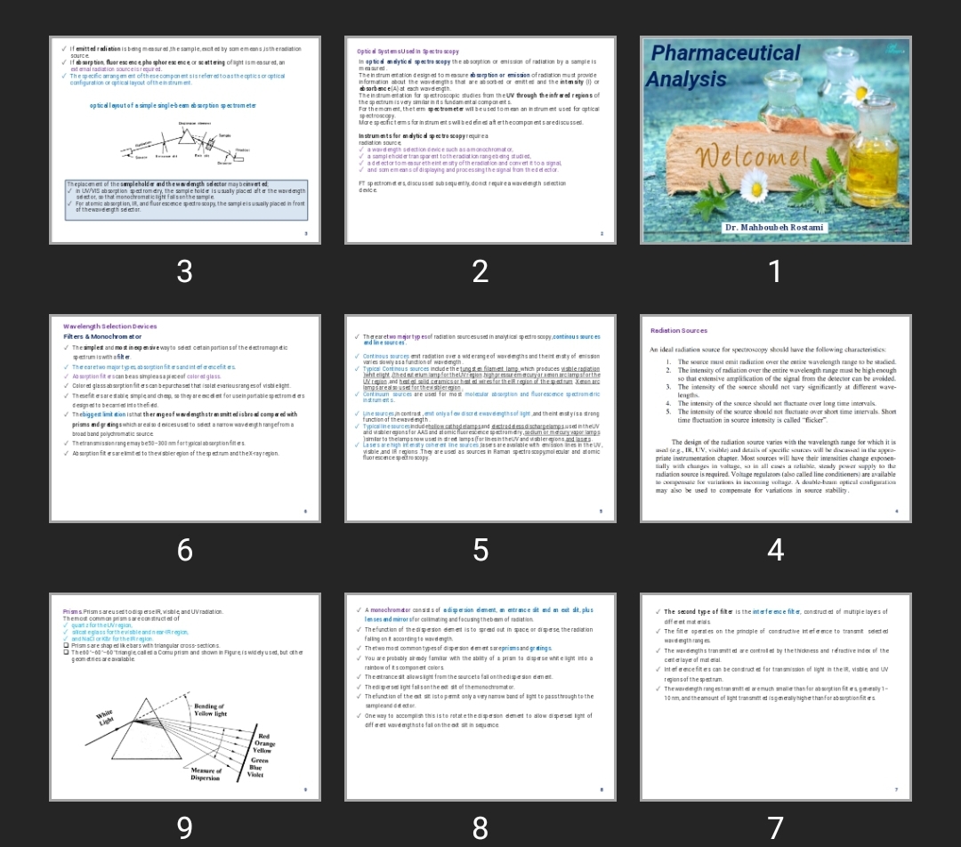 پاورپوینت Pharmaceutical Analysis