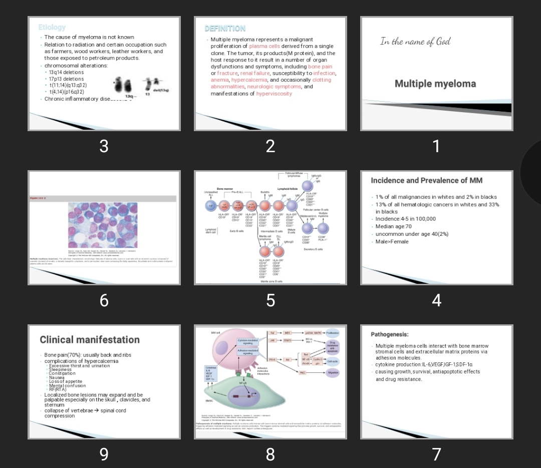 پاورپوینت Multiple myeloma