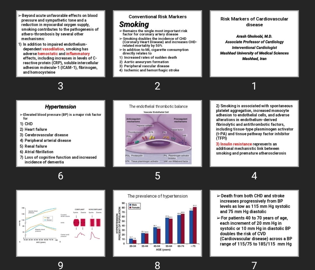 پاورپوینت Risk Markers of Cardiovascular disease