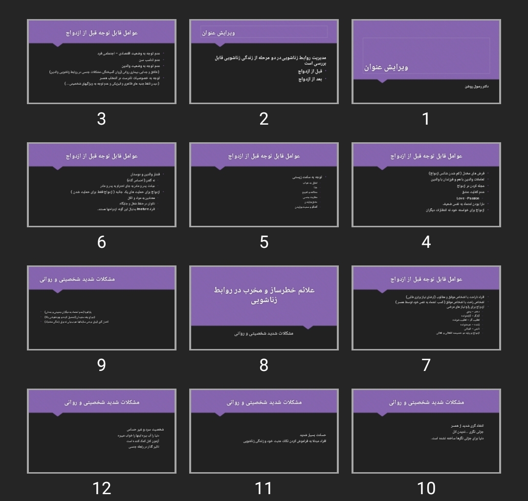 پاورپوینت مدیریت رفتار زناشویی
