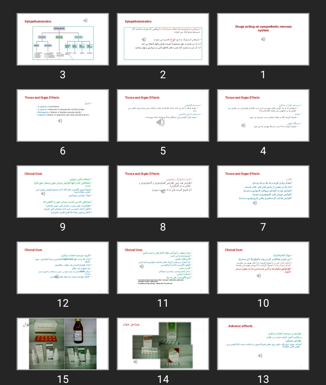 پاورپوینت Drugs acting on sympathetic nervous system