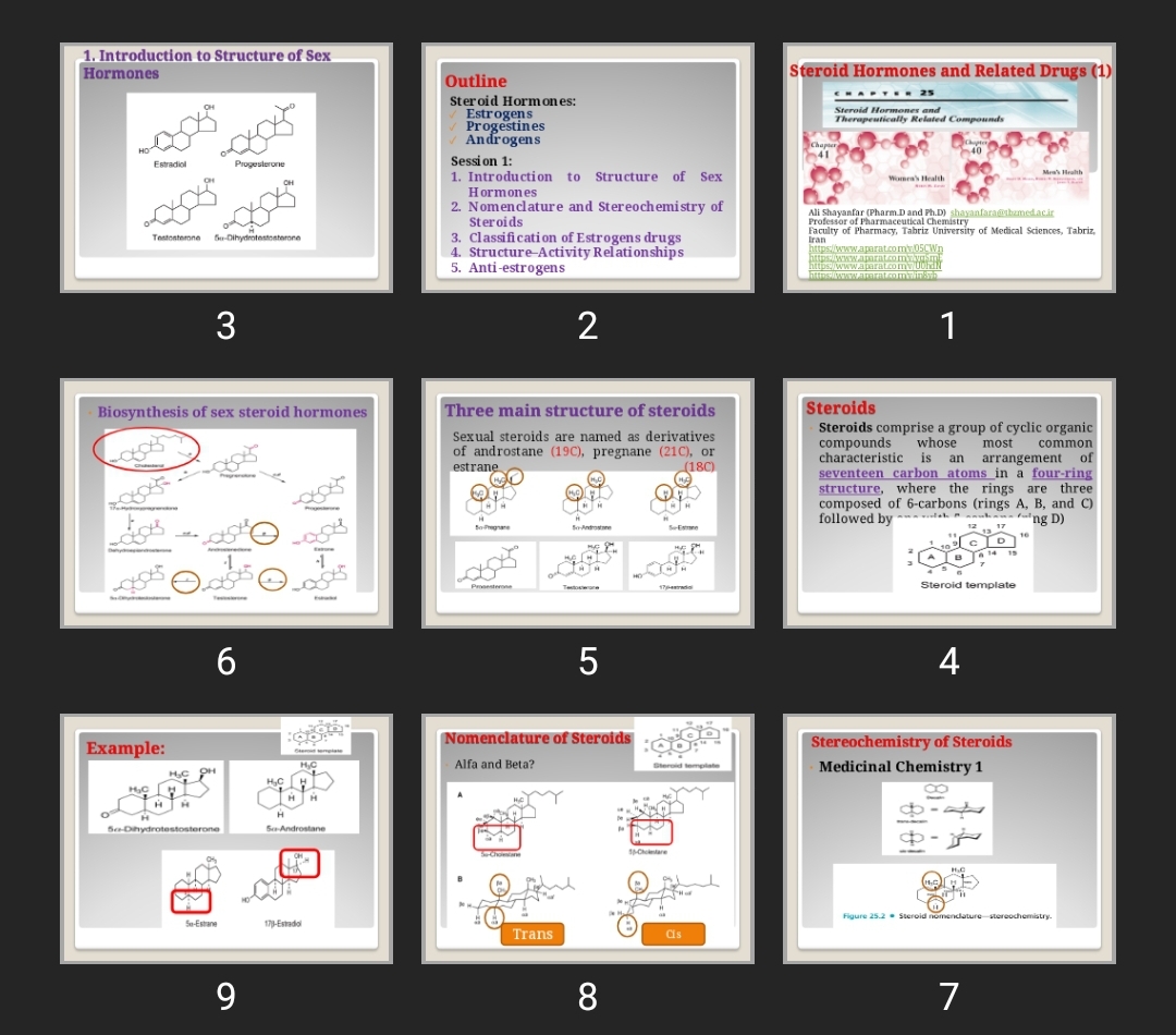 پاورپوینت Steroid Hormones and Related Drugs