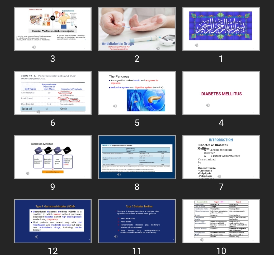 پاورپوینت Antidiabetic Drugs ۱