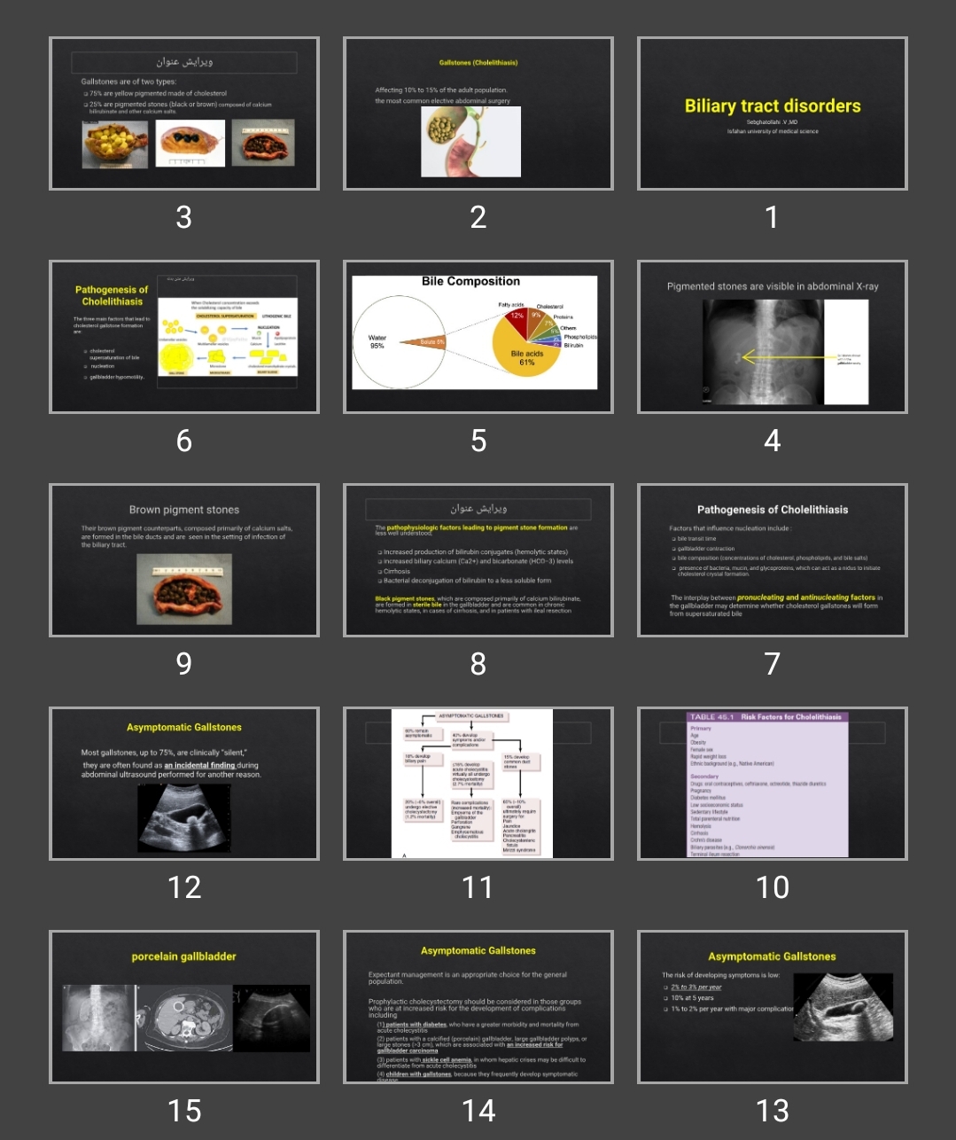 پاورپوینت Biliary tract disorders