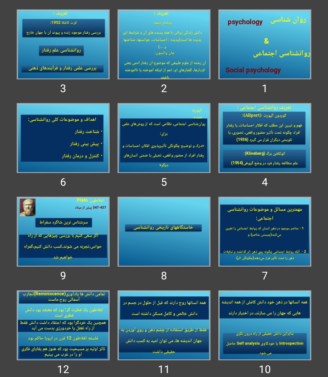 پاورپوینت روانشناسی و روانشناسی اجتماعی