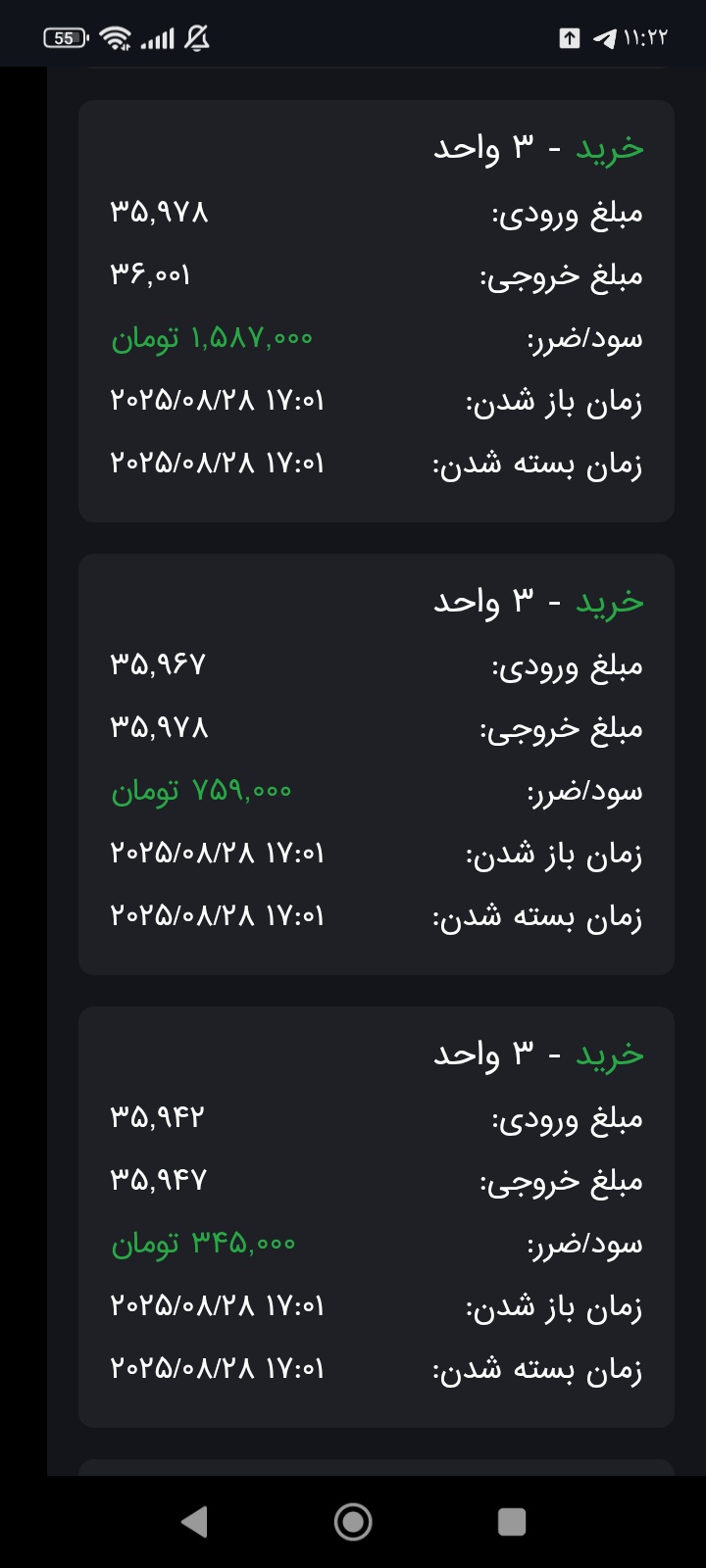 ستاپ های معاملاتی با وین ریت بالای 90%
