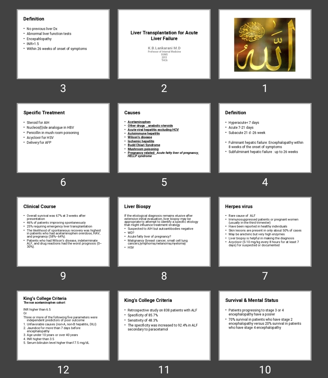 پاورپوینت Liver Transplantation for Acute Liver Failure