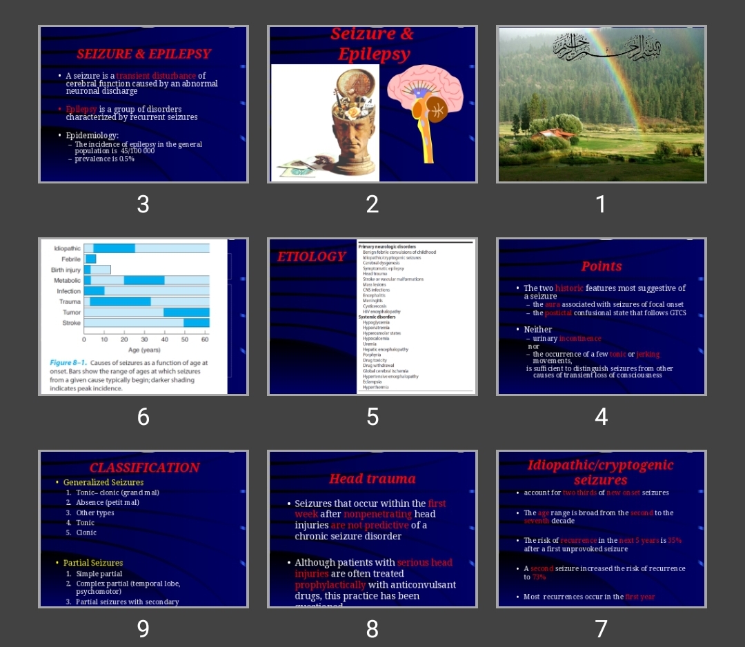 پاورپوینت Seizure & Epilepsy