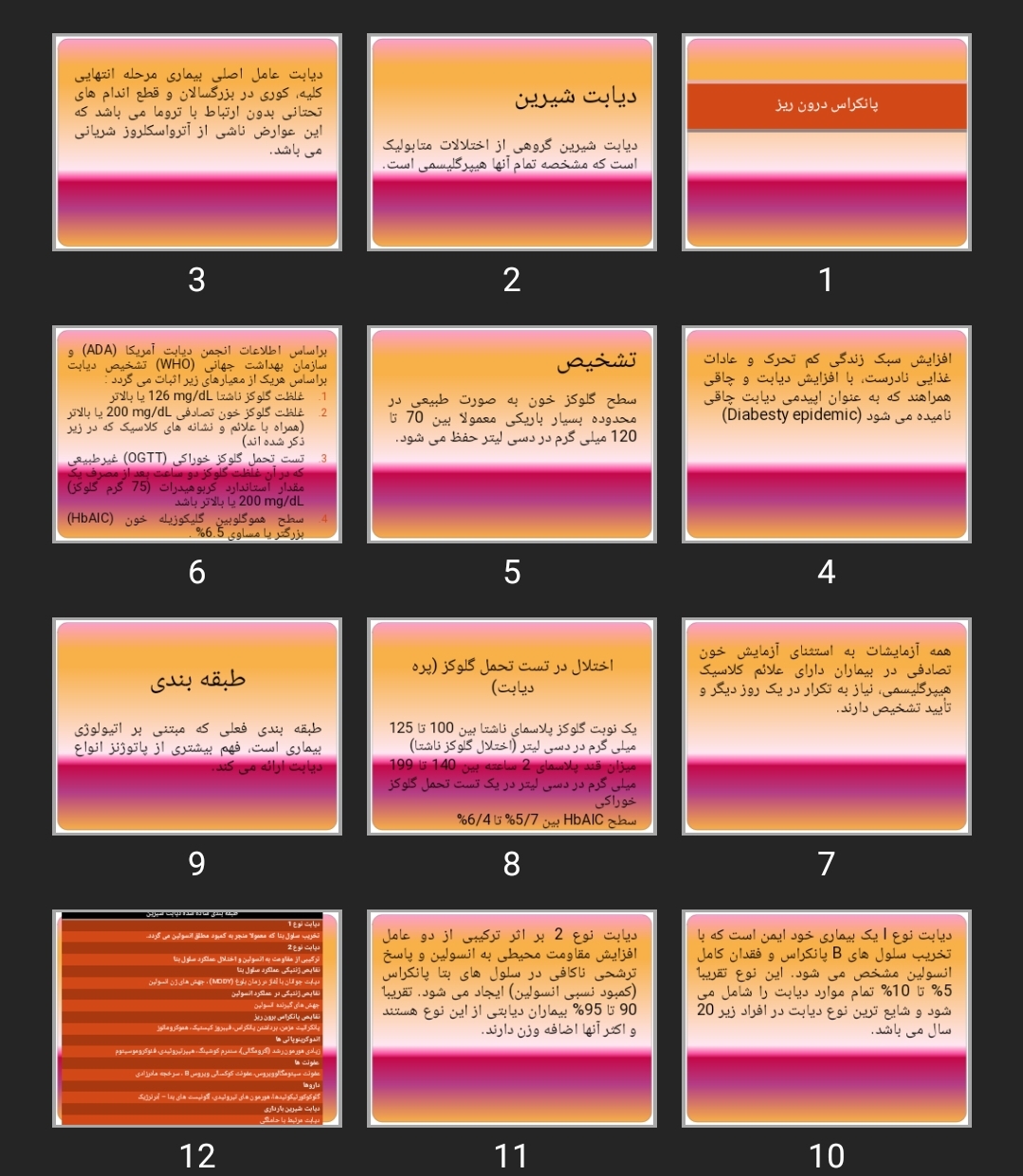 پاورپوینت پانکراس درون ریز