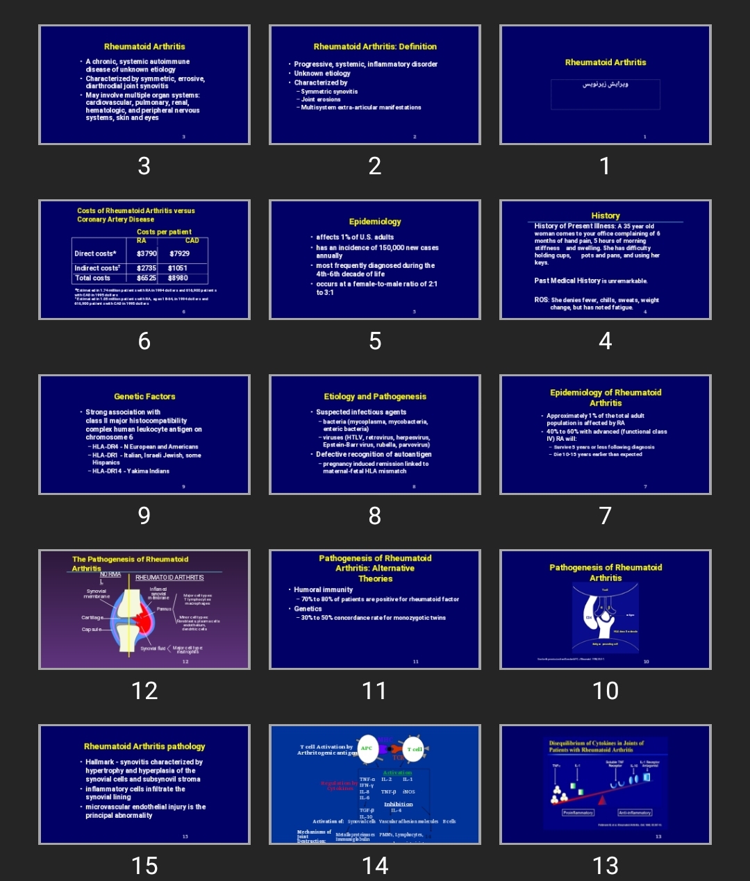 پاورپوینت Rheumatoid Arthritis
