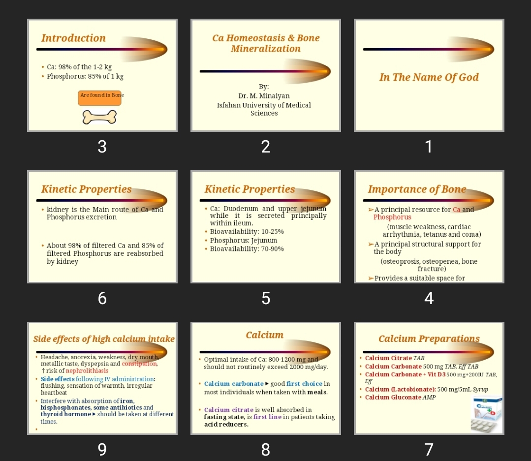 پاورپوینت Ca Homeostasis & Bone Mineralization