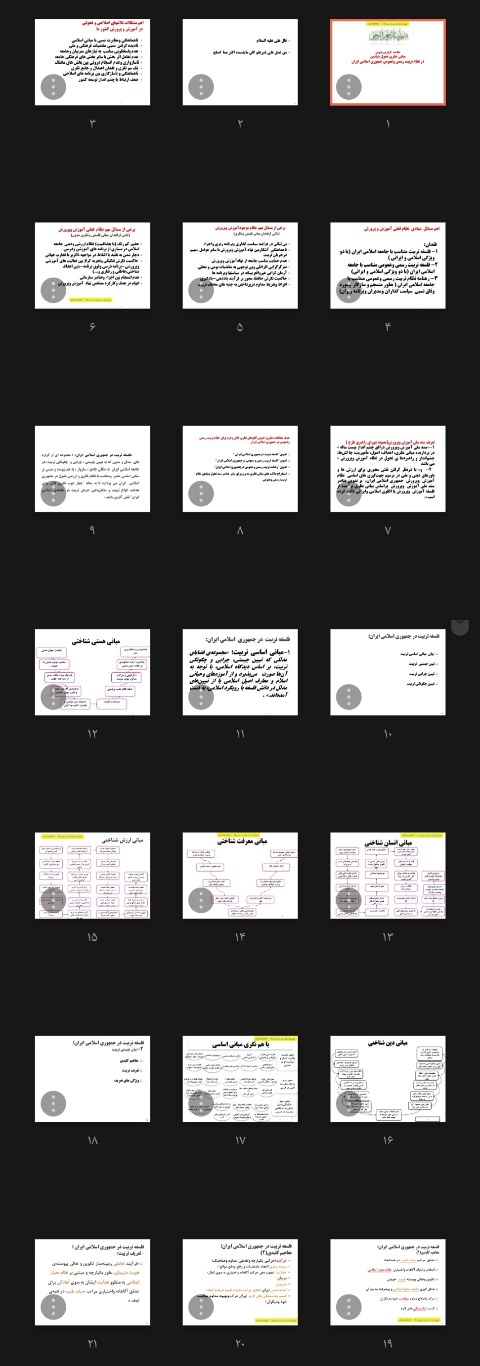 خلاصه مبانی نظری تحول بنیادین در ۹۶ صفحه