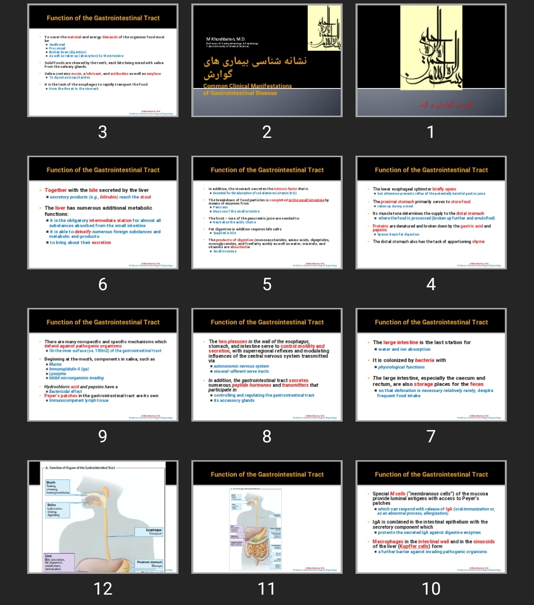 پاورپوینت نشانه شناسی بیماری های گوارش
