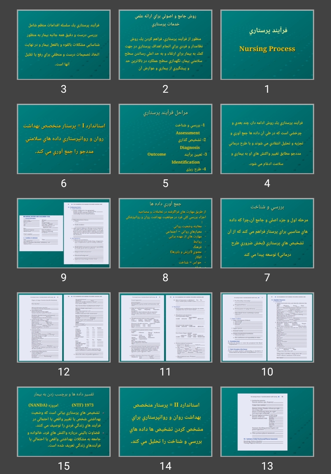 پاورپوینت فرآيند پرستاری Nursing Process
