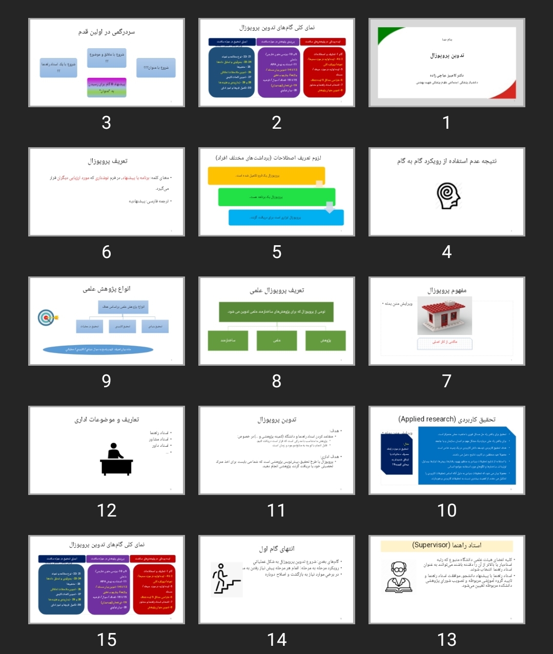 پاورپوینت تدوین پروپوزال