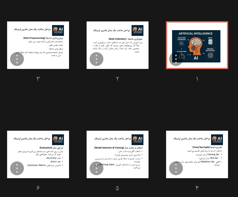 جزوه هوش مصنوعی و دندانپزشکی ۲