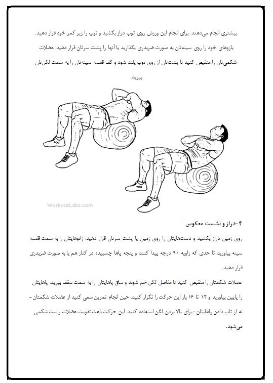 تحقیق 8 تمرین برای تقویت عضلات شکم