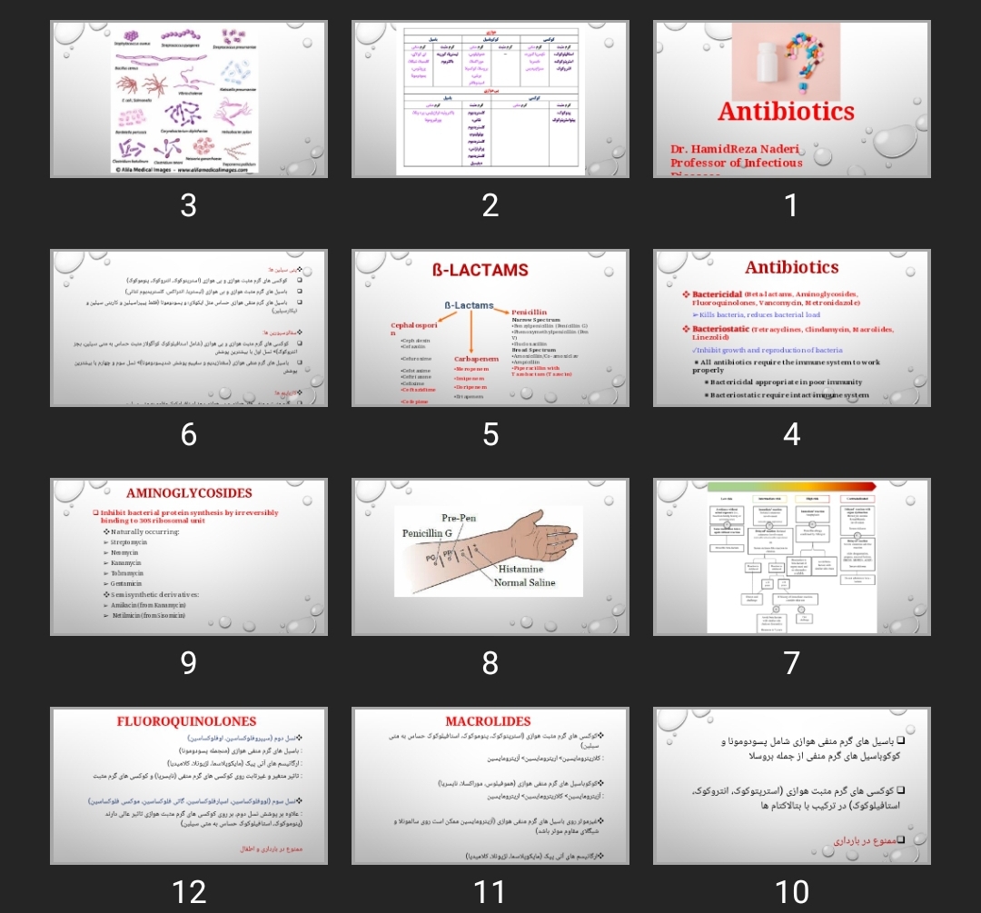 پاورپوینت Antibiotics
