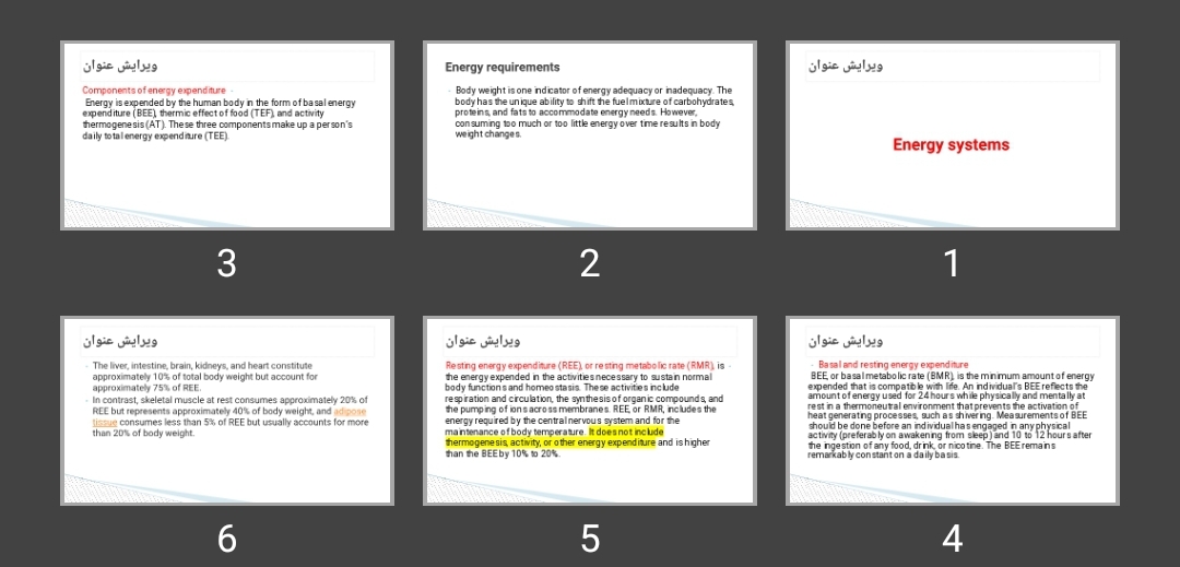 پاورپوینت Energy systems