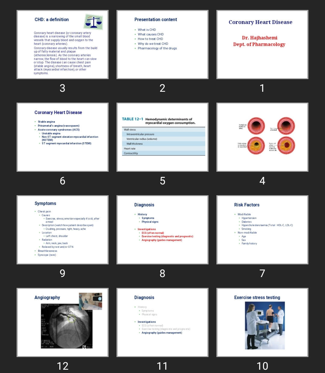 پاورپوینت Coronary Heart Disease