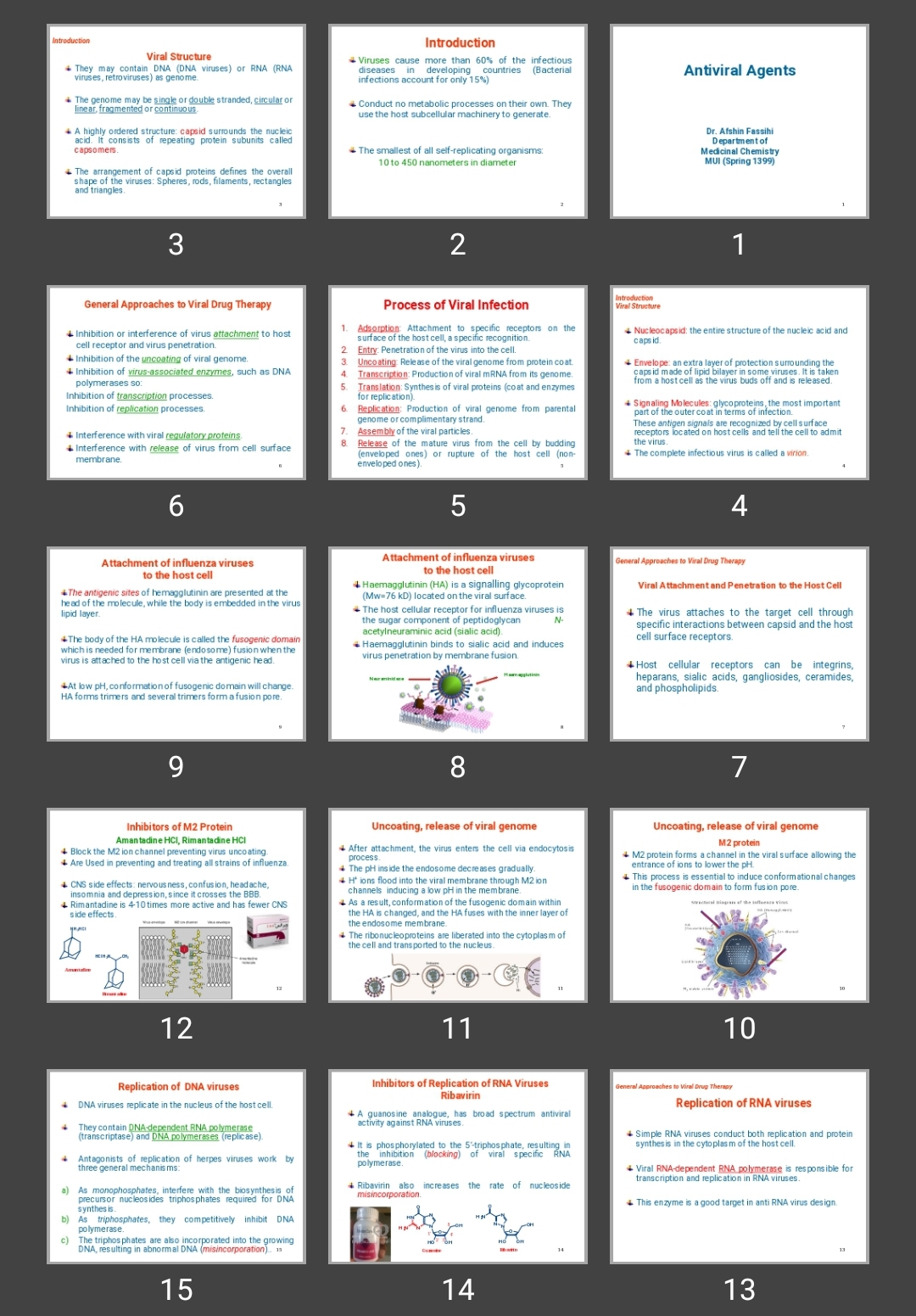 پاورپوینت Antiviral Agents