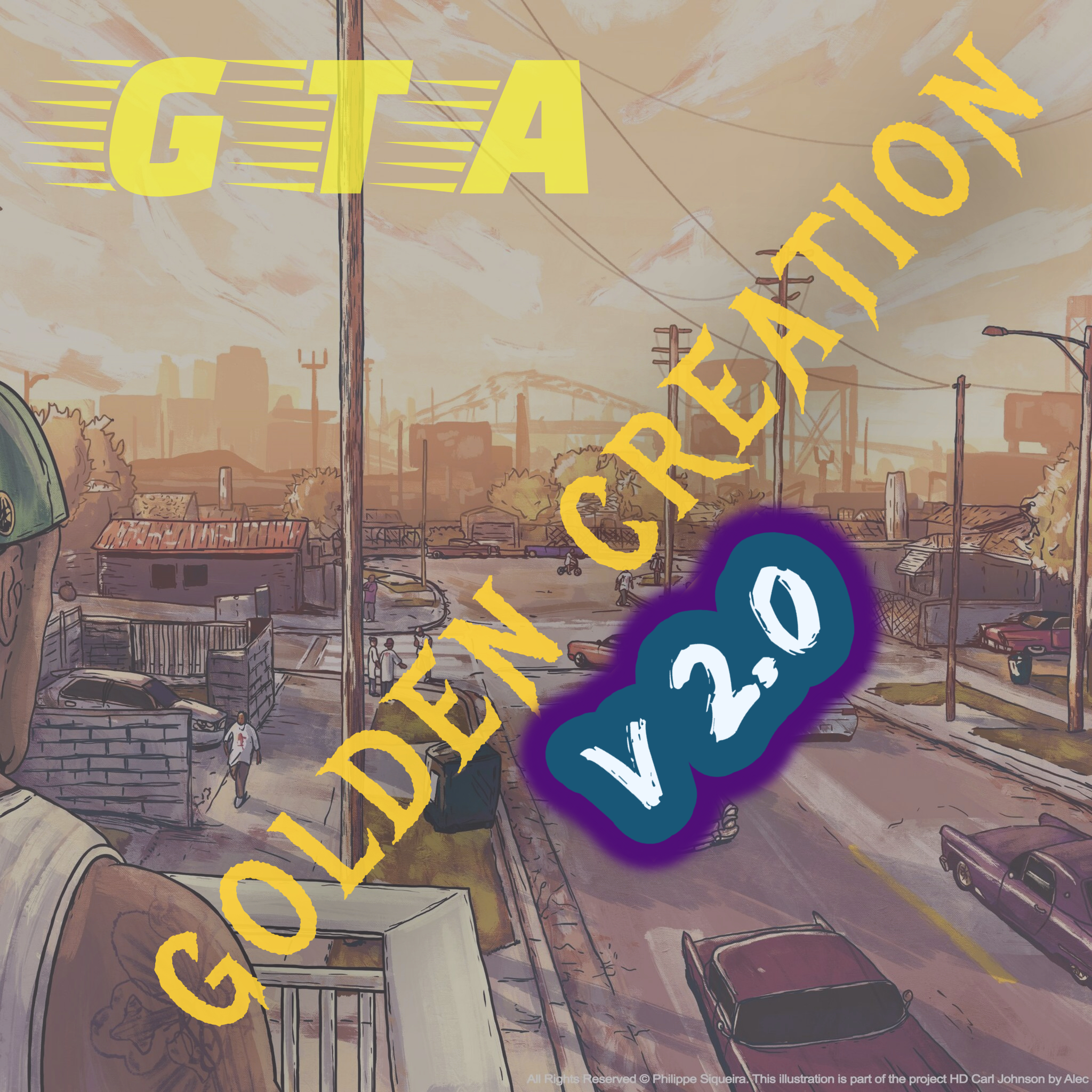 بازی GTA-san-andreas نسخه Golden creation V2