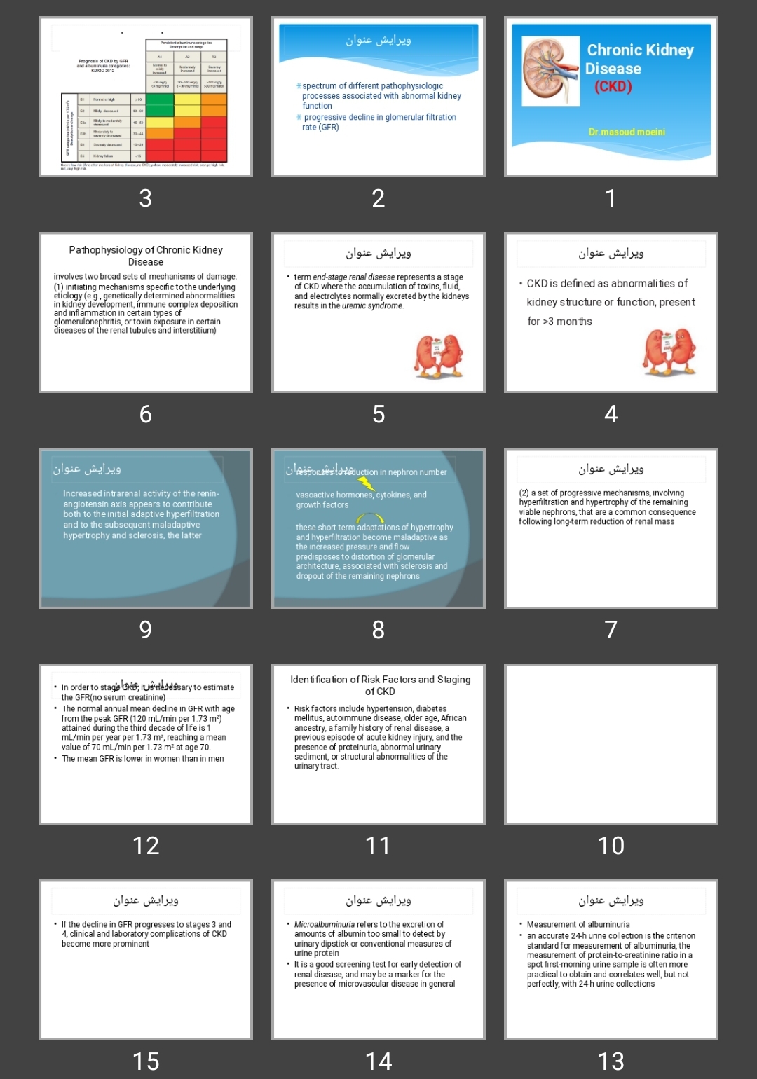 پاورپوینت Chronic Kidney  Disease
