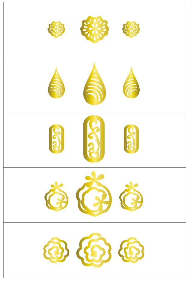 ست لیزری طلا پک 5