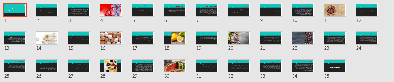 پاورپوینت ارتباط تغذیه با گردش خون