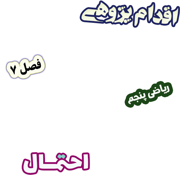 اقدام پژوهی چگونه با بازی و سرگرمی، یادگیری احتمال را آسان‌تر کنم؟ ، ریاضی پنجم