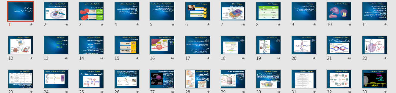 پاورپوینت شبکه اندوپلاسمی و ریبوزوم