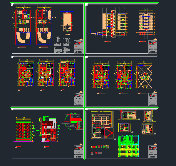 پروژه کریر یک ساختمان 5 طبقه