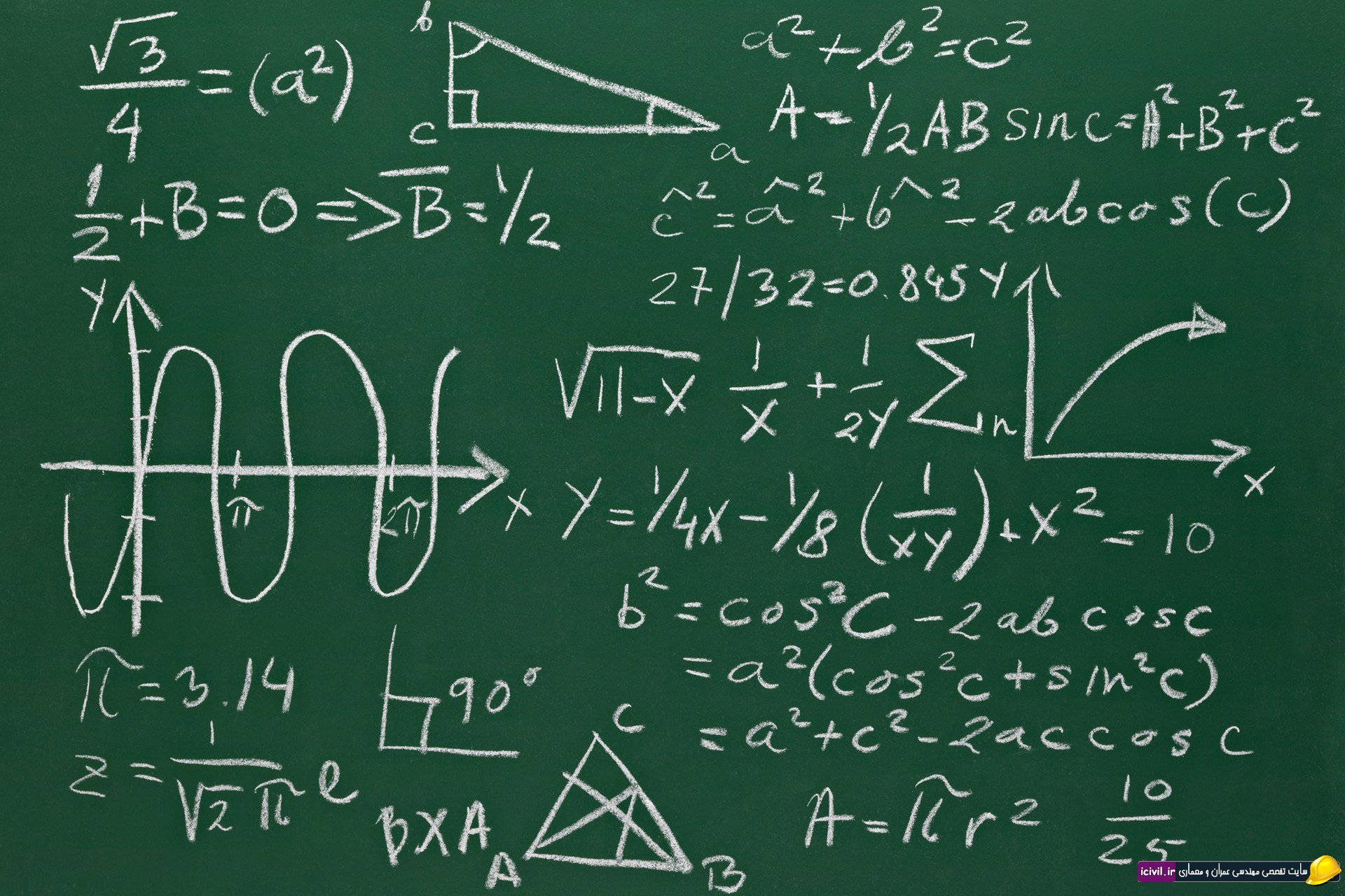 جزوه ریاضی عمومی ۱ و ۲ به صورت دست نویس