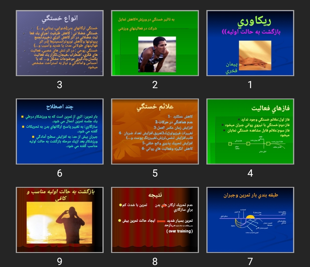 پاورپوینت ريكاوری بازگشت به حالت اوليه