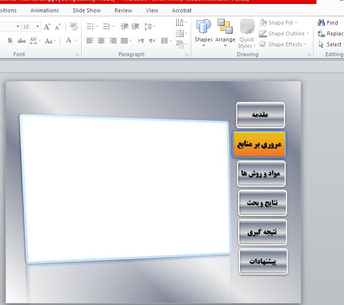  7 قالب پاورپوینت حرفه ای مخصوص ارائه پایان نامه