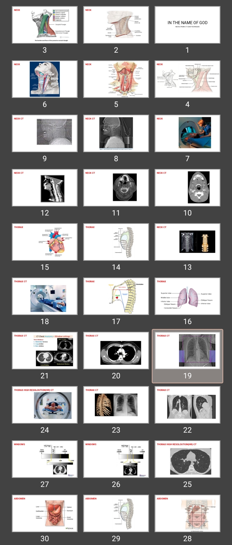 پاورپوینت NECK & TRUNK CT TECHNIQUES