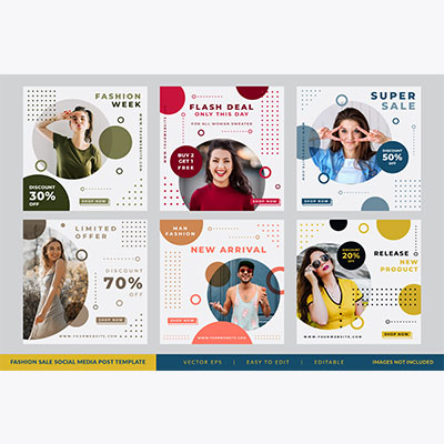 قالب اسلایدی پست اینستاگرام