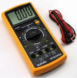 نحوه کار با مولتی متر + آموزش فارسی کار با اهم متر و آمپر متر pdf