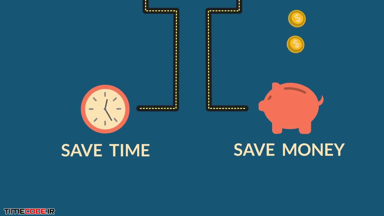 پروژه آماده افترافکت : موشن گرافیک معرفی سایت Explainer Video